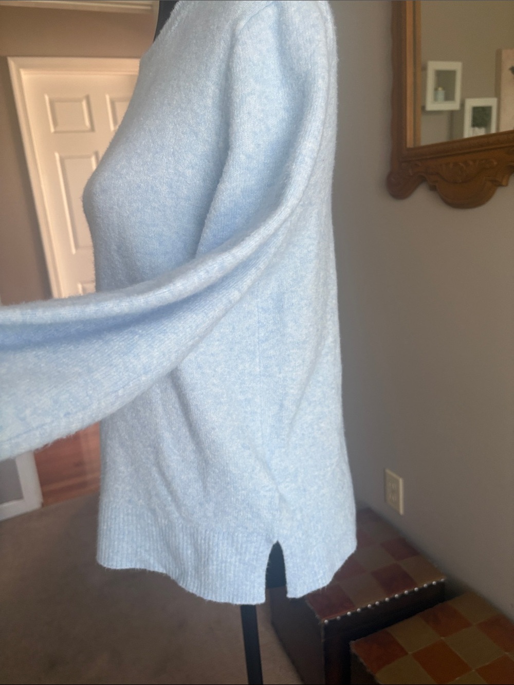 J. Crew Pale Blue Crewneck Sweater - Picture 6 of 12